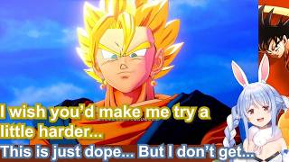 Usada Pekora gets so hyped when she sees Vegito【Eng Sub / hololive】