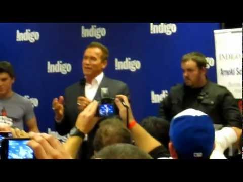 Arnold Schwarzenegger Total Recall Book Release Toronto