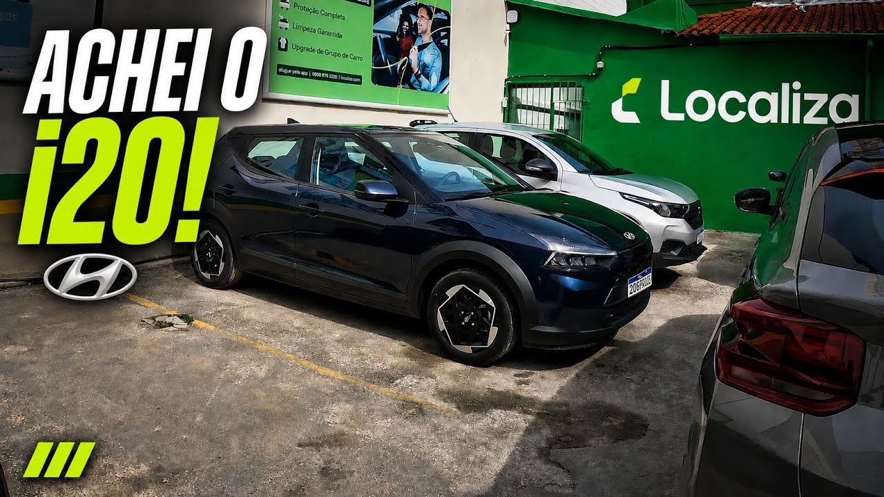 ALUGUEI O NOVO HYUNDAI i20!!