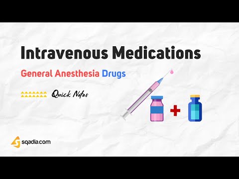 General Anesthesia Drugs | Intravenous Medications