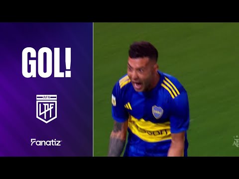 Gol de Lucas Janson para el  1-0 de Boca Juniors vs Lanús por la Copa de la Liga 2023