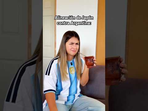 La alineación de Japón😳😂. #futbol #japón #humor #argentina #football #shorts #parati #messi