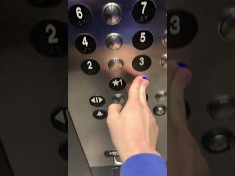 SLOW ThyssenKrupp Synergy MRL Traction Lifts at the AC Hotel in Bridgewater, NJ