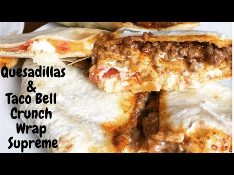 Ninja Foodi Quesadillas and Copycat Taco Bell Crunch...