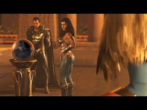 Supergirl, Wonder Woman & black Adam Injustice 2