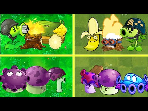 Random Team Plants PVZ 1 vs PVZ 2 - Which Team Plant Will Win? (v10.9.1)