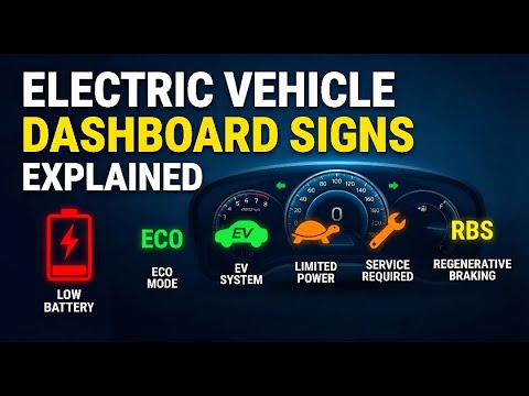 Every EV Dashboard Warning Light Explained (Don’t Ignore These!)