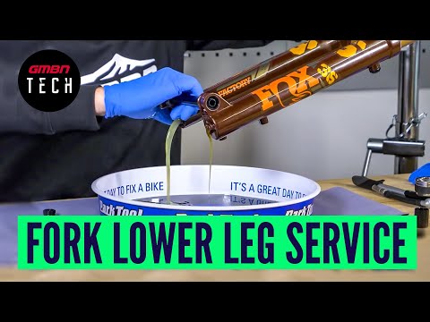 How To Perform A Lower Leg Service | Mountain Bike Suspension Fork Service