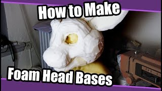 //Tutorial #48// Foam Head Base for Fursuits- Bucket Method