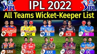 IPL 2022 - All Teams Wicket-Keepers List | All Teams Wicket-Keeper IPL 2022 | IPL 2022 Wicketkeepers