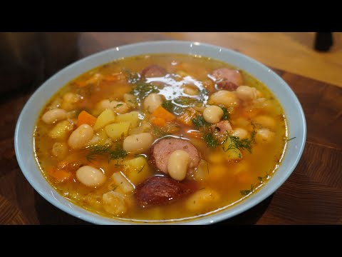 Zupa fasolowa delikatesowa. ONA WYRYWA Z KAPCI TAKA PYSZNA.