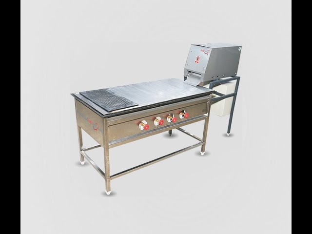 Chapati Pressing Machine & Chapati Puffer Table