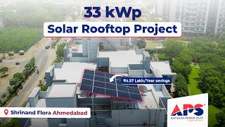 Shrinand Flora Residential Solar Installation, Nana Chiloda, Ahmedabad