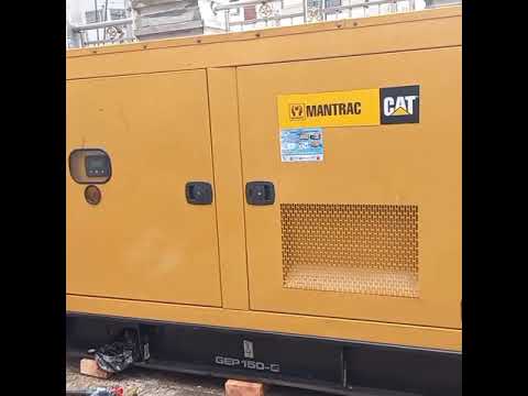 Almost Brand New 150kva 1106 Mantrac Caterpillar Super-Silent Soundproof Generator. Delivered.