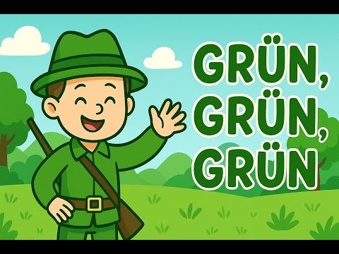 🎶Kinderlieder Hop Hop🎶 - 🌿GRÜN GRÜN GRÜN🌿 - deutsch