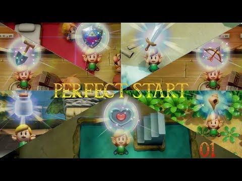 How to Get a PERFECT Start to LINK'S AWAKENING! All SECRETS and HIDDEN items! Part 1