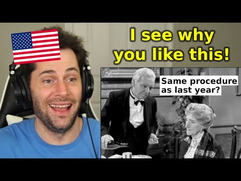 American Reacts to "Grevinnen og hovmesteren" (Dinner for One)