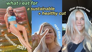 EVERYTHING I EAT TO FUEL MY BODY (summer 2021 meals, rest day, sustainable cut, tips + my anxiety)