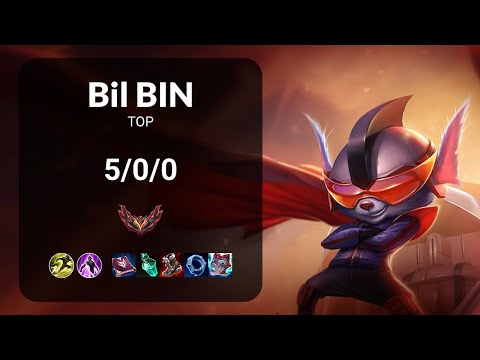 Bil Bin Rumble vs Rengar TOP - KR GRANDMASTER Patch 15.5