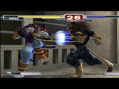 Bloody roar 3 Gado - lion vs long - tiger - GamePlay