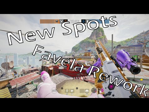 New Spots and parkour on Reworked Favela in Rainbow six: Siege