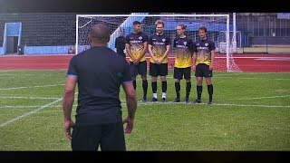 freekickerz vs Roberto Carlos ⚽ Free Kick Shootout