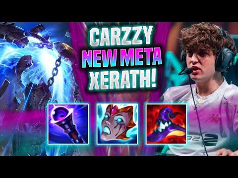 CARZZY TRIES NEW META XERATH ADC! - VIT Carzzy Plays Xerath ADC vs Aphelios! | Season 2022