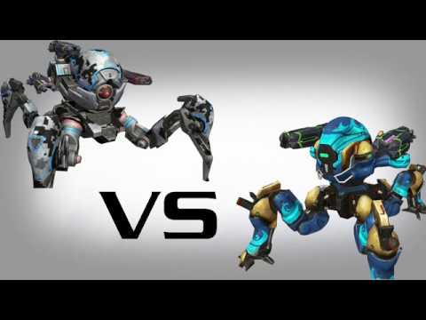 Wayland (Glory) Vs Invader (Corona+Halo) Test | War Robots