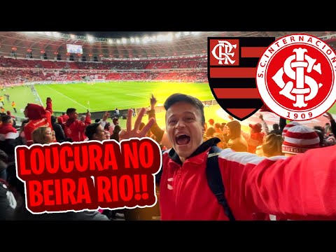 INTERNACIONAL 3 X 1 FLAMENGO E LOUCURA DA TORCIDA NO BEIRA-RIO!!