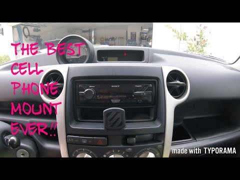 THE BEST CELL PHONE MOUNT EVER!!! - Scosche Magic Mount Installation and Review