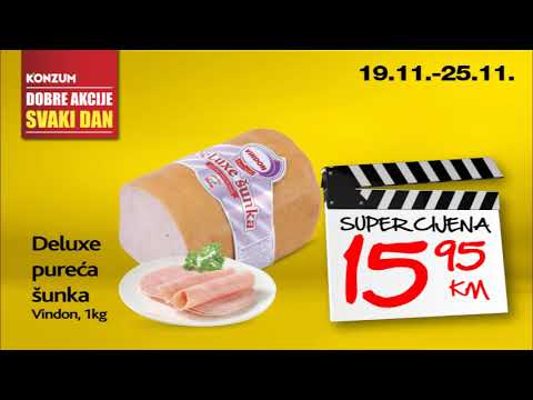 Dobre akcije svaki dan u Konzumu! 19.11.-25.11.2018.