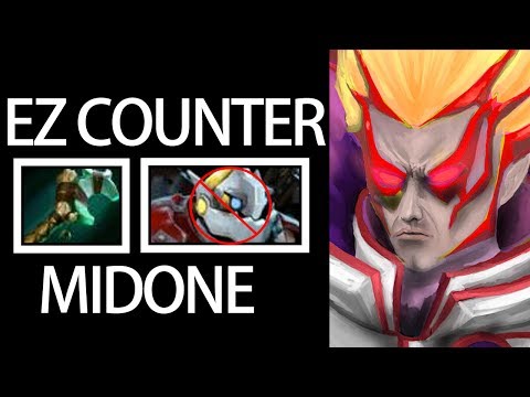 MidOne Dota 9K Pro Invoker "EZ Counter Build" Solo Ranked Match Gameplay