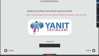 YANIT YAYINLARI AKILLI TAHTA UYGULAMASI