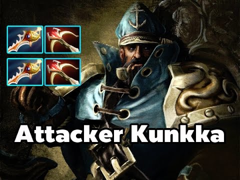 Attacker Kunkka Rank MMR Gameplay Dota 2