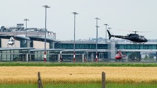 preview picture of video 'Bizjets and helicopters at Clermont Auvergne Airport [CFE-LFLC]'