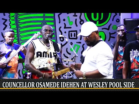 COUNCELLOR OSAMEDE IDEHEN AT WESLEY POOL SIDE