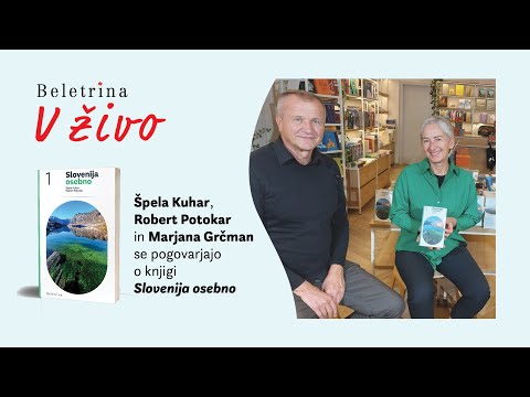 Naslovnica: Beletrina v živo: Špela Kuhar in Robert Potokar: Slovenija osebno