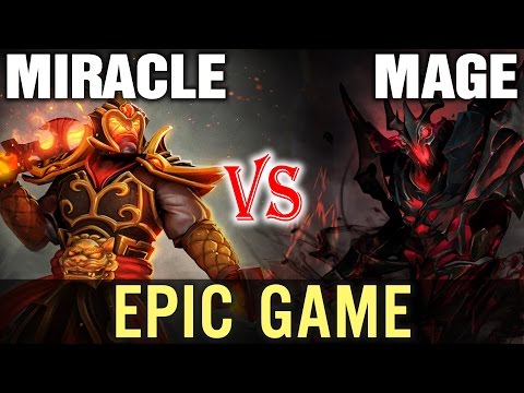 Miracle [Ember Spirit] vs MagE [Shadow Fiend] Middle - EPIC GAME