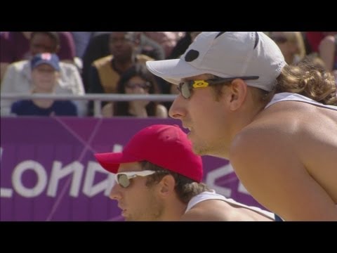 Men's Beach Volleyball Round of 16 - POL v SUI | London 2012 Olympics