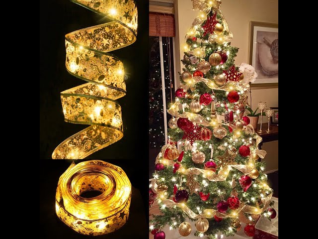 Vídeo relacionado con Xaosin Cinta Luminosa de Navidad 10M 100 LED Luces de Hadas Árbol de Navidad Alimentación por USB y Pilas Cinta Árbol Luces de Navidad Decoración para Árboles de Interior para Fiestas Navideños