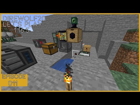 Direwolf20 let's play 1.16.5 | EP - 011 - Obsidian Generation