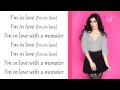 Fifth Harmony I M In Love With A Monster Lyrics