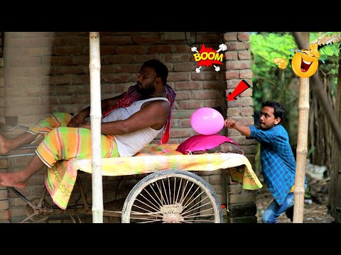 Popping Balloons In Head Prank! Best Funny Video in 2021 | Must Watch New Prank | Try To Not Laugh!!