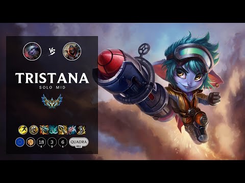 Tristana Mid vs Zed - EUW Challenger Patch 12.17