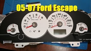 Repairing a Ford Escape Instrument Cluster