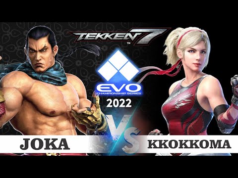 EVO 2022 TEKKEN 7 | Joka (Feng) VS Kkokkoma (Kunumitsu, Lidia) |