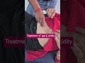 Indian Girl Chiropractic Treatment For Gas And Navel Displacement Navel Naveldisplacement