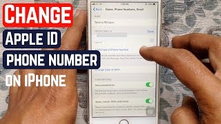 How to Change Apple id Phone Number on iPhone