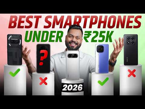 Top 5 Best Smartphones Under ₹25000 Budget ⚡ February 2026