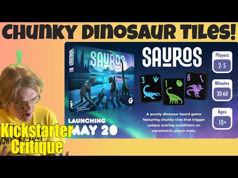 Sauros- Nice Prelaunch Image! - Kickstarter Critique Review